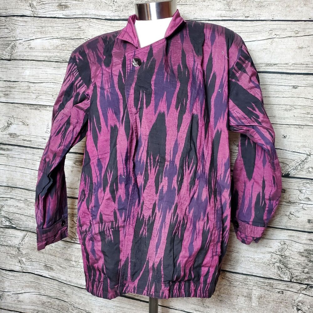 Vintage The Pilot Collection Jacket Size P 100% Hand Woven Cotton